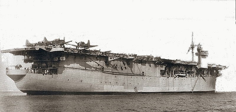 Porte-avions americain DIXMUDE 1940